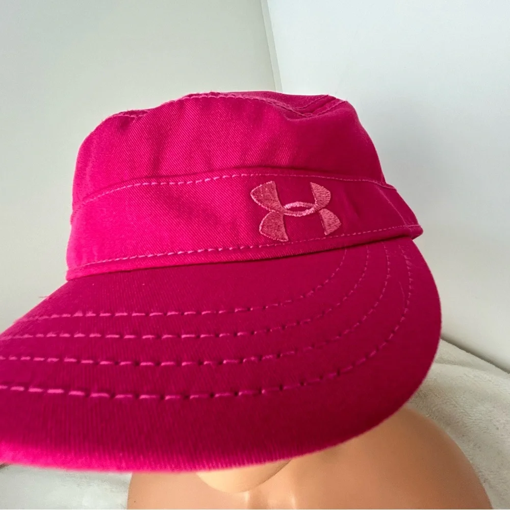 Under‎ Armour Pink Barbiecore Newsboy Hat Cap Women's OSFA